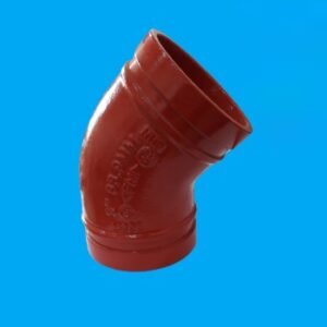 Curva 45 ranhurada  3" 88.9MM  REF - 1360