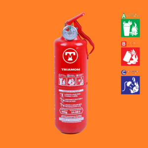 Extintor contra incêndio com pó de fosfato monoamônico  1A5B-C 900G veicular REF - 1757