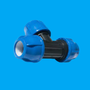 Tee  90  compressão PEAD 75MM PN20  REF - 193