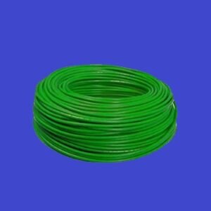 Cabo flexivel 10MM VERDE rolo  com 100 REF - 374