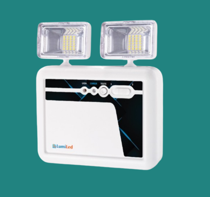 LUMINARIA DE EMERGENCIA LL-1200 - 1.200LUMENS 2 FAROIS REF - 885