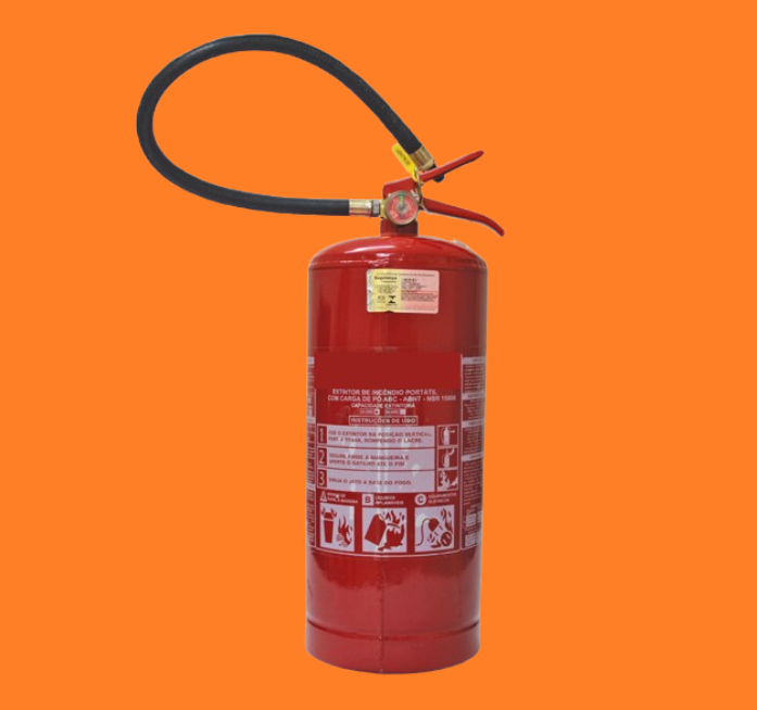 EXTINTOR PQS ABC 8,0KG NAO AUTOMOTIVO - REF 1161