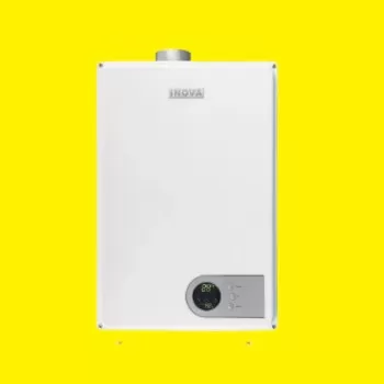 Aquecedor a gas digital  mod in 230D GLP 28 lm  exaustão forçada REF - 454
