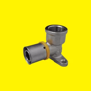 Cotovelo com flange para gás 1/2  16 MM  REF - 764