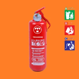 Extintor contra incêndio com pó de fosfato monoamônico  1A5B-C 900G veicular REF - 1757