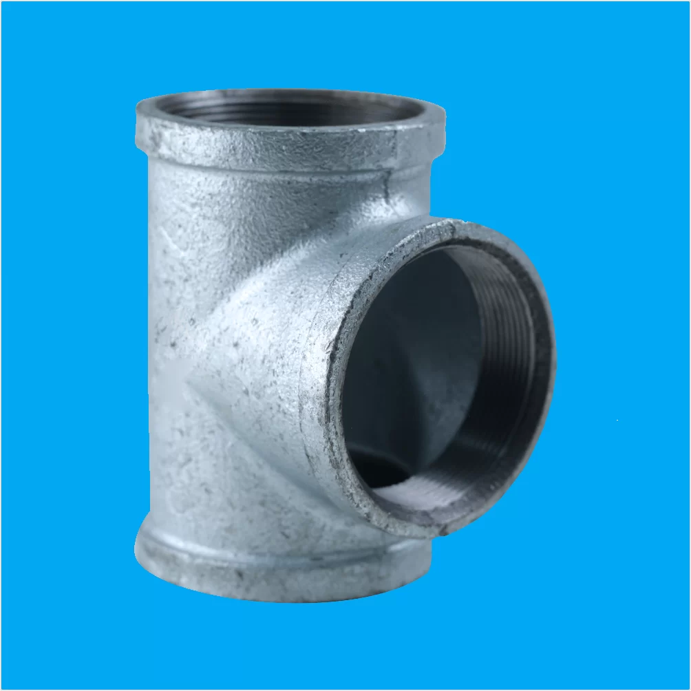 Tee galvanizado 90 FFF 4" REF -2.1/2 - Imagem 2