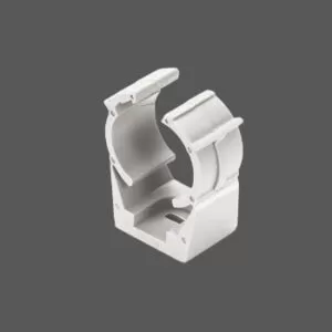 Abraçadeira   1/2 PVC branca REF - 1432