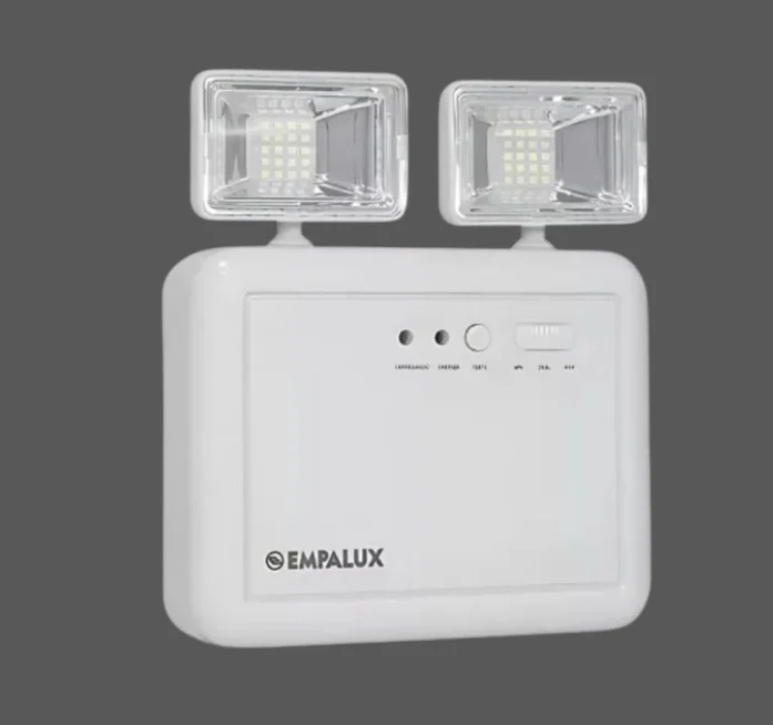 LUMINARIA DE EMERGENCIA 2 FAR QD 1200LM 8W 3 EMP REF - 890